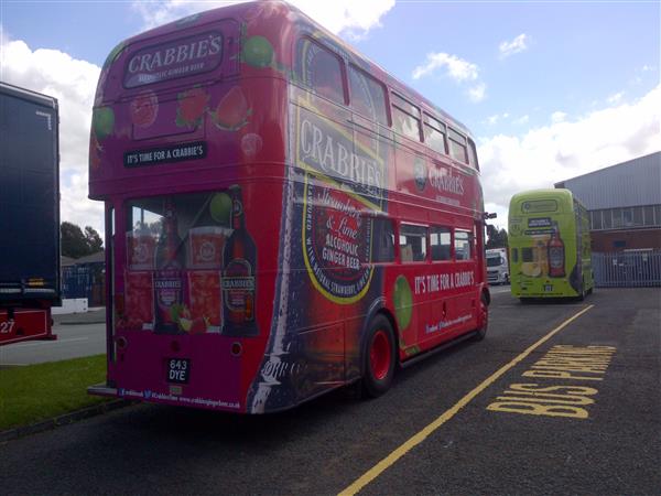 1963 AEC ROUTEMASTER WITH LEYLAND ENGINE AND ORIGINAL REG. NUMBER