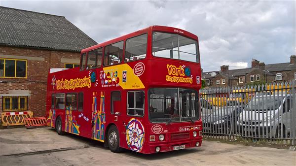 1992 Leyland Olympian semi open top bus