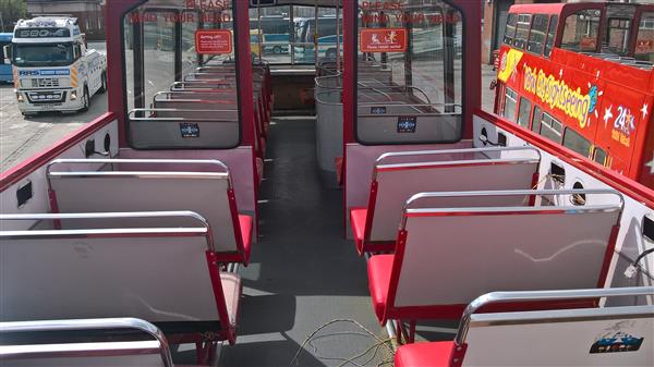 1992 Leyland Olympian semi open top bus