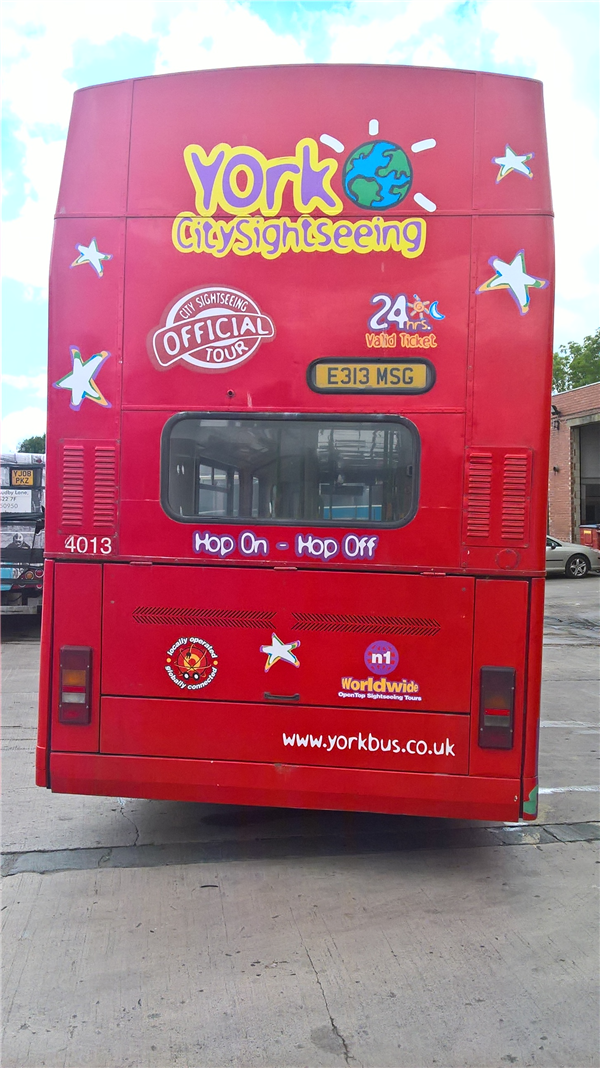 1992 Leyland Olympian semi open top bus