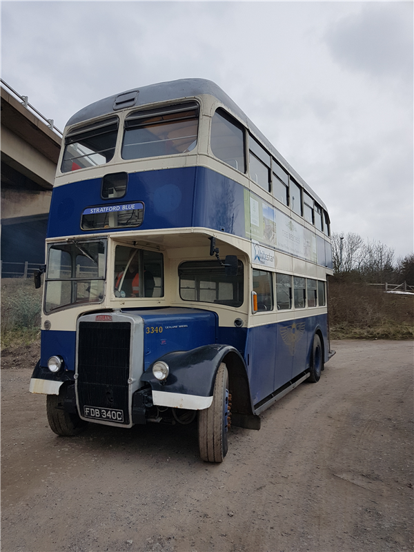 1965 Leyland PD2 Back Loader Half cab FDB340C 1965 Leyland PD2 Back Loader Half cab FDB340C