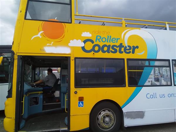 Semi open top Daf DB250 Double Decker Semi open top Daf DB250 Double Decker