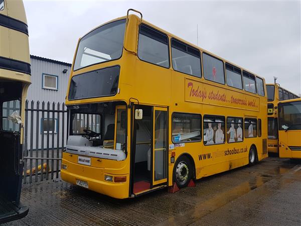 Dennis Trident Double Decker static bus ideal school library or Lab