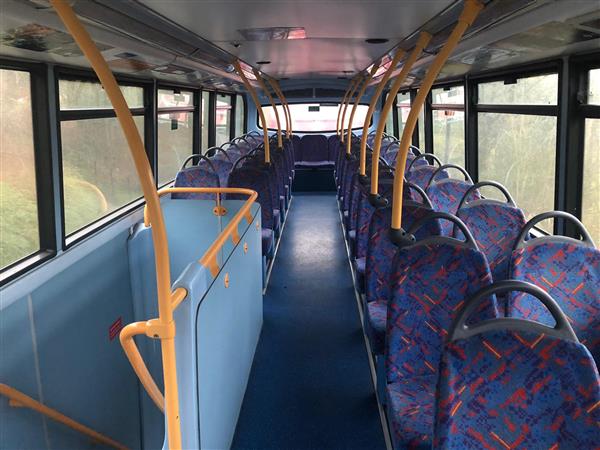 Library photograph of 2006 Alexander Enviro 400 in London bus red