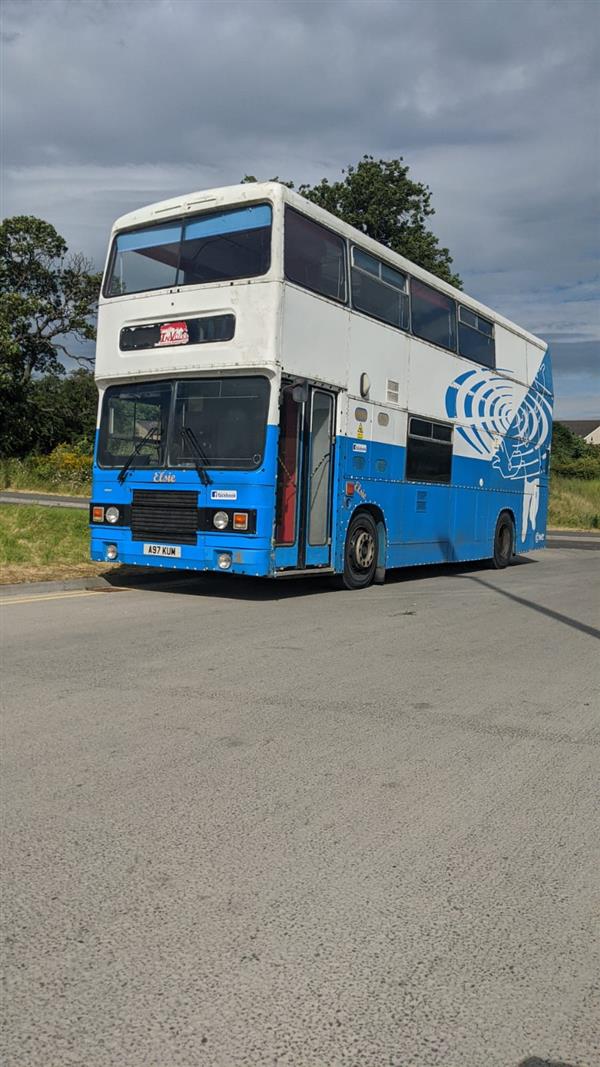 Mobile youth club Leyland Olympian double decker