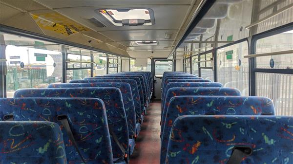  BMC 55 seat Schoolbus, 10.70 metres long.