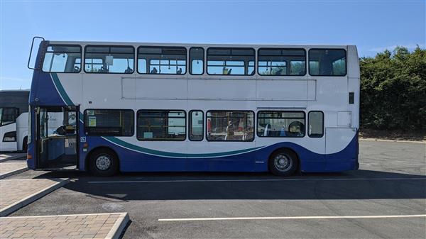 2001 Volvo B7, PSVAR,  74 seats with  belts. 