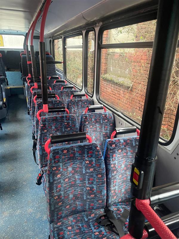 Volvo b7  double decker 78 seat belted seats