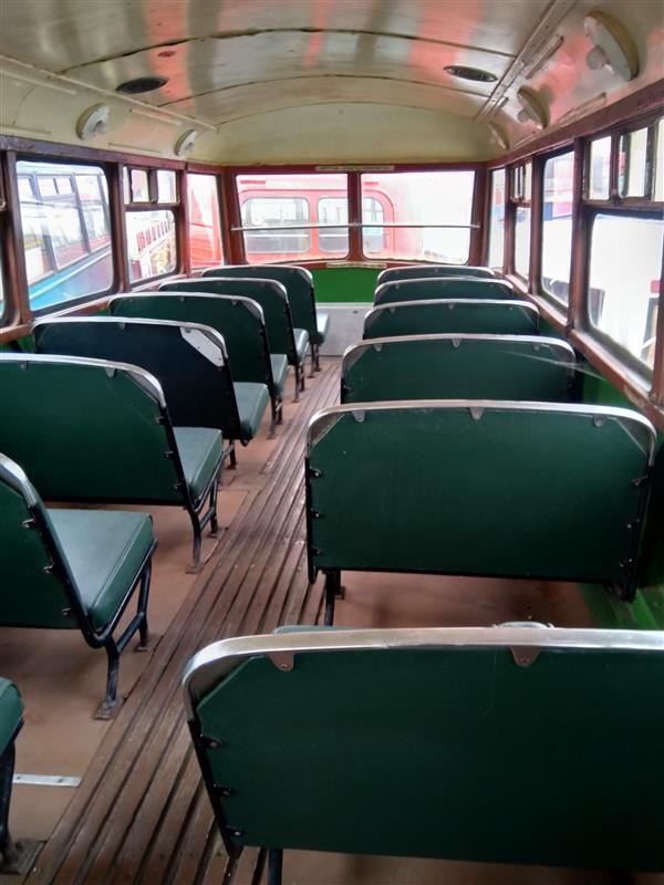 1949 Guy Arab back loader, half cab double decker 