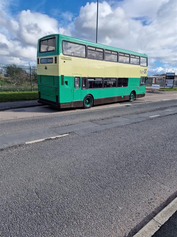 1996 Volvo Olympian double decker bus 