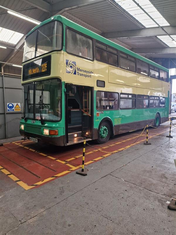 1996 Volvo Olympian double decker bus 