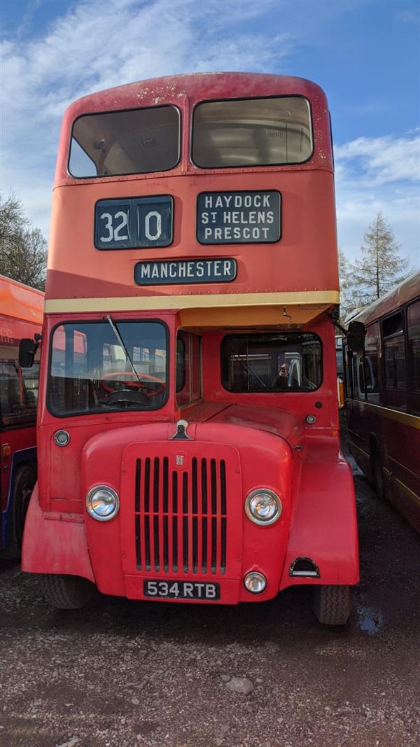 1961 Guy Arab double decker bus back loader