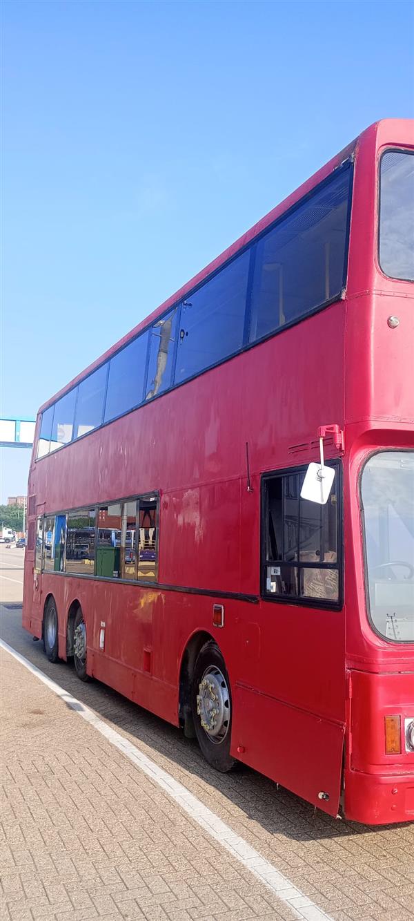 Now sold, 1993 Leyland Olympian triaxle in France 