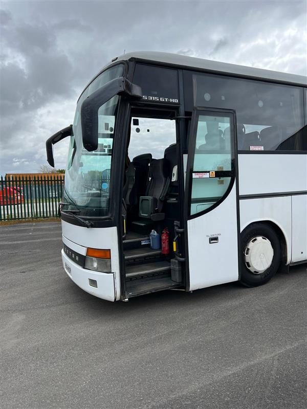 2004 Setra 315 GT 49 Seat coach, MOT November, 6 cylinder, 6 speed manual, excellent runner.