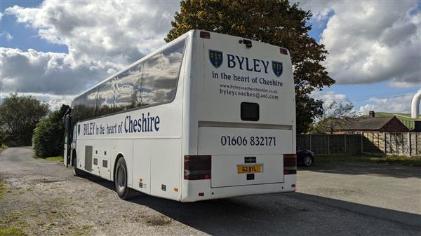 2004  Volvo B12, 70 seater, 3 point seat belts, in excellent condition, I shift transmission, MOT July, very well maintained, owner retiring