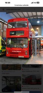 1983 MCW Metrobus double decker static bus