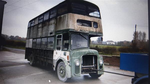 Leyland Pd3 Titan double decker in need of restoration. Leyland Pd3 Titan double decker in need of restoration.